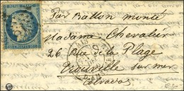 Etoile 18 / N° 37 Càd PARIS / R. D'AMSTERDAM 6 DEC. 70 Sur Lettre Pour Trouville. Au Verso, Càd D'arrivée 17 DEC. 70. LE - Oorlog 1870