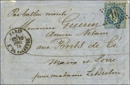 Etoile 16 / N° 29 Càd PARIS / R. DE PALESTRO 19 DEC. 70 Sur Lettre Pour Ponts De Cé (Maine Et Loire). Au Verso, Càd D'ar - War 1870