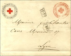 Càd LYON (68) 17 FEVR. 71 + P.P. Sur Enveloppe Imprimée Locale Du Comité De Secours Pour Les Blessés Militaires De Lyon. - Guerre De 1870