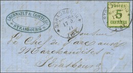 Càd STRASSBURG / IM ELSASS / Alsace N° 4 Sur Lettre Locale. 1871. - TB / SUP. - Briefe U. Dokumente