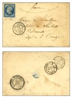 Losange AAX / N° 14 Belles Marges Càd ARMEE D'ITALIE / Bau X 16 JUIL. 59 Sur Lettre Pour Darnets-Corrèze. Au Verso, Càd  - Armeestempel (vor 1900)