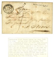 Lettre Avec Texte Daté Du 15 Novembre 1816 Pour Paris. Au Recto, Marque Postale D'entrée COLONIES / PAR / LA / FLOTTE (S - Maritieme Post