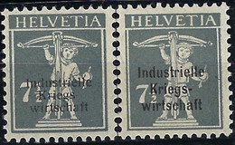 ⭐ Suisse - Service - YT N° 3 Et 11 * - Neuf Avec Charnière - TB - 1918 ⭐ - Service