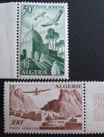 DF50500/181 - 1949 - COLONIES FR. - ALGERIE - POSTE AERIENNE - N°9 à 10 NEUFS** BdF - Airmail