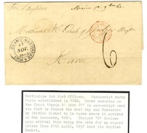 Lettre Avec Texte Daté De Marin Le 10 Novembre 1860 Pour Le Havre. Au Recto, Marque Manuscrite '' Marin 10 9 60 '', Gran - Maritieme Post