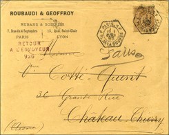Càd Hexa De Lev. Exp. F PARIS 1F / PL. DE LA BOURSE / N° 80. 1895. - TB / SUP. - R. - Other & Unclassified