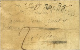 85 / SOSPELLO Sur Lettre Avec Texte Daté Du 29 Août 1811 Pour Nice. - TB / SUP. - 1792-1815: Conquered Departments