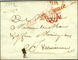 ' Ass. Nationale 2 ' Rouge (S N° 515 A) Sur Lettre Avec Texte Daté De Paris Le 28 Mars 1792. - TB / SUP. - Civil Frank Covers