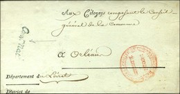 Cachet Rouge COMITE DE CORRESPce Son DES DEPECHES / DECADI / 2 DECADES (S N° 645) Sur LS De Vardon. An 3. - TB. - Frankobriefe