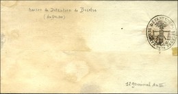 MAISON DE DETENTION DE BICÊTRE (S N° 9506) Au Verso D'une Lettre Avec Texte Daté Le 12 Germinal An 3. - TB / SUP. - Frankobriefe