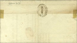 MAISON D'ARRET DES MAGDELONETTES (S N° 9545) Au Verso D'une Lettre Datée Du 27 Nivôse An 4. - TB / SUP. - Lettres Civiles En Franchise