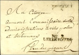 N° 9 / LUXEMBOURG (S N° 9578) Au Recto, Au Verso Cachet De Cire (S N° 9588) Sur Lettre Avec Texte Daté De La Maison D'ar - Frankobriefe