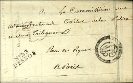 N° 23 DESNOS (S N° 9684A) + Cachet Initiales JD (S N° 9686A) Sur Lettre Avec Texte Daté Le 16 Pluviose An 3 Acheminée Pa - Frankobriefe