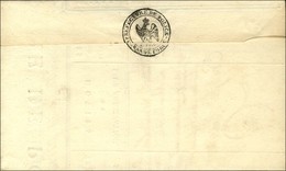 PREFECTURE DE POLICE / GRANDE FORCE Au Verso D'une Lettre Avec Texte Daté Du 19 Février 1813. - TB / SUP. - Burgerlijke Brieven Zonder Portkosten