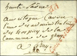 ' Conseil Des Anciens ' (rouge) + P.P. (rouge) (S N° 886 B) Sur Lettre Avec Texte Daté An 6. - TB / SUP. - Burgerlijke Brieven Zonder Portkosten