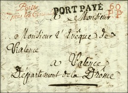 ' Postes / Bau Près Les Consuls ' (rouge) + 60 / P.P. (rouge) (S N° 1086 A) Sur Lettre Avec Texte Daté An 11. - SUP. - Burgerlijke Brieven Zonder Portkosten