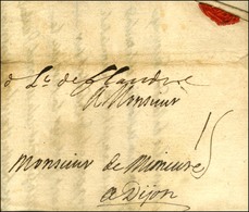'' De L De Flandre '' Sur Lettre Avec Texte Daté '' Au Camp Sous Louvain Le 27 Juillet 1705 ''. - TB. - R. - Legerstempels (voor 1900)