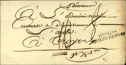 Bau Gal / ARM. DU DANUBE Sur Lettre Avec Texte Daté Du Cantonnement De Richen Près Basle An 7 Pour Troyes. - SUP. - R. - Armeestempel (vor 1900)