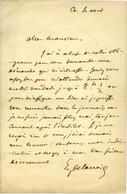 DELACROIX Eugène (1798-1863), Peintre. - Autres & Non Classés