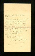 FAURÉ Gabriel (1845-1924), Compositeur, De L'Académie Des Beaux-Arts. - Andere & Zonder Classificatie