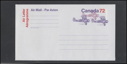 CANADA Stamped Stationery Aerogram CA Aero 01 Air Mail Aviation Plane - Other & Unclassified