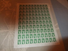 Variété Feuille De 100 De 1978 Neuf ** Y&T N° 1970c Sans Bande - Unused Stamps