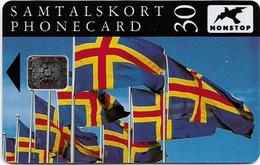 Aland - Åland Post - Flag Of Åland - SC5, 12.1992, 30mk, 15.000ex, Mint - Aland