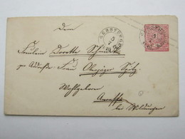 GERSTRUNGEN   , Klarer Stempel Auf Beleg , Rückklappe Fehlt - Postal  Stationery