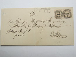 ALT - LANDSBERG  , Klarer Stempel Auf Beleg - Lettres & Documents