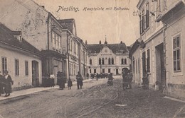 Piesting - Hauptplatz Mit Rathaus 1938 - Wiener Neustadt