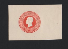 BRITISH COLONIAL DE LA RUE VICTOR EMMANUEL ITALY 1882 POSTAL STATIONERY PROOF - Altri & Non Classificati