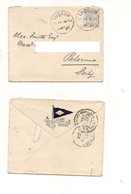 7978 Egitto 1906 LUQOR STAMP 1 PIASTRA X ITALY COOK NILE STEAMER Navigazione Cover - Storia Postale