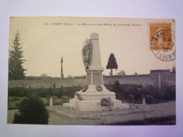 GP 2019 - 120 COUST  (Cher)  :  Le Monument Aux  MORTS De La Grande Guerre   1926   XXX - Sonstige & Ohne Zuordnung