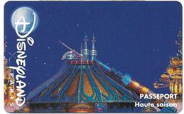 PASSEPORT DISNEY DISNEYLAND  PASSEPORT HAUTE-SAISON ODYSSÉE 1996 - Passeports Disney