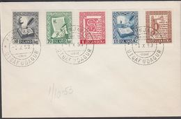 1953. Manuskript. FDC REYKJAVIK 1. X. 53.  (Michel 287-291) - JF310224 - Cartas & Documentos