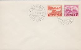 1952. FDC REYKJAVIK 14.III.52. 75 AUR + 1,25 Kr. (Michel 275-276) - JF310229 - Covers & Documents