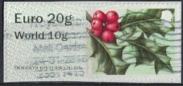 Royaume Uni 2014 Vignette Sur Fragment Holly Houx Winter Greenery Verdure D'Hiver SU - Post & Go Stamps