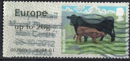 Royaume Uni 2012 Vignette Animaux De La Ferme Cow Vache Welsh Black SU - Post & Go Stamps