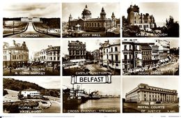 Irlande Du Nord -   CITY  HALL  BELFAST   4 VUES - Autres & Non Classés