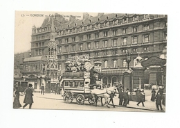 LONDON CHARING CROSS STATION ANIMATION FIACRES ATTELAGES Cheval Blanc - Autres