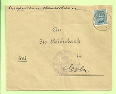 BZ 59 (opdruk Eupen & Malmedy) Op Brief Stempel EUPEN 1, Met Stempel KREIS EUPEN / DISTRICT D'EUPEN (B2766) - OC55/105 Eupen & Malmédy