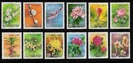 Taiwan 1988 Flower Stamps Plum Apricot Peach Peony Lotus Chrysanthemum Camellia Lily Flora Plant - Verzamelingen & Reeksen