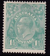Australia 1923 George V Wmk W.5  P.14.25x14 SG 61 Mint Hinged - Nuevos