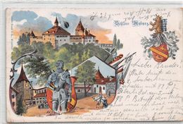 Schloss Kybourg Litho - 1900 - Otros & Sin Clasificación