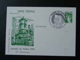 Entier Postal Sabine De Gandon Journée Du Timbre 68 St-Louis 1981 - Cartoline Postali Ristampe (ante 1955)