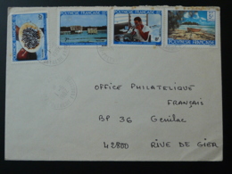 Lettre Affr. Culture De La Perle Oblit. Papeete RP Annexe 1 Polynesie 1982 - Briefe U. Dokumente