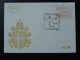 FDC Vignette ATM Stamp RELIFIL Belgique 1985 - 1981-1990