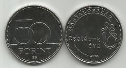 Hungary 50 Forint 2018. High Grade YEAR OF THE FAMILY - Hongrie