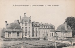 Rare Cpa Thury-Harcourt La Façade Du Château - Thury Harcourt