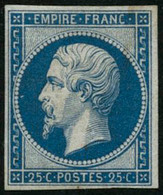 ** N°15c 25c Bleu, Réimp - TB - 1853-1860 Napoleone III